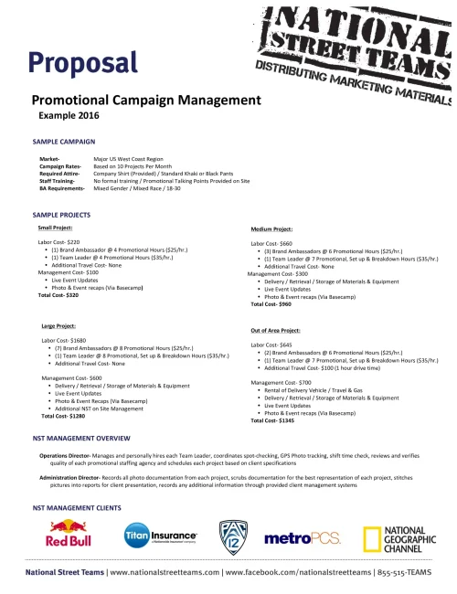 Campaign Management Example 2016